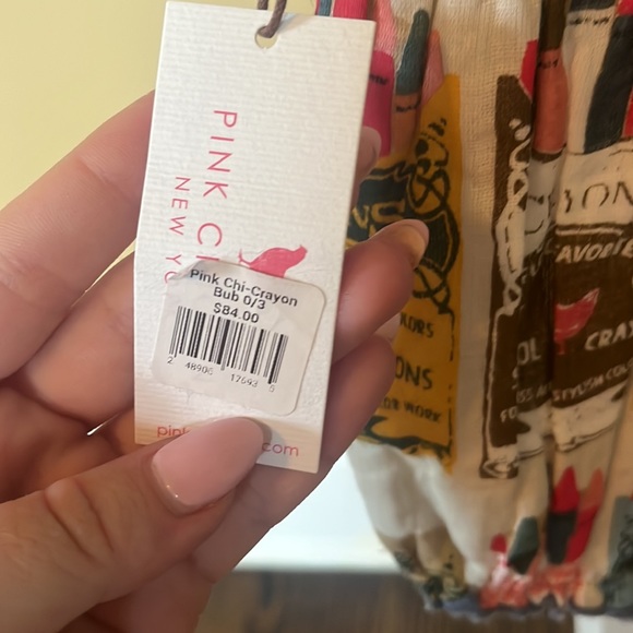 Adorable colorful pink chicken crayon bub!! - Picture 3 of 3